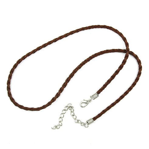 Twine Plaited Necklace with Clasp (available in 2 colours)